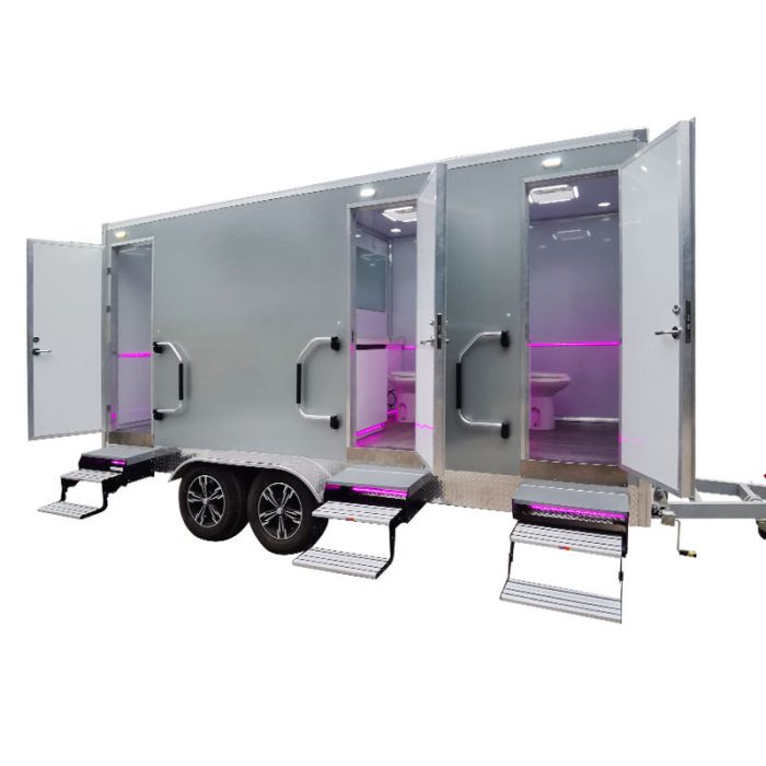 3 STALL RESTROOM TRAILER